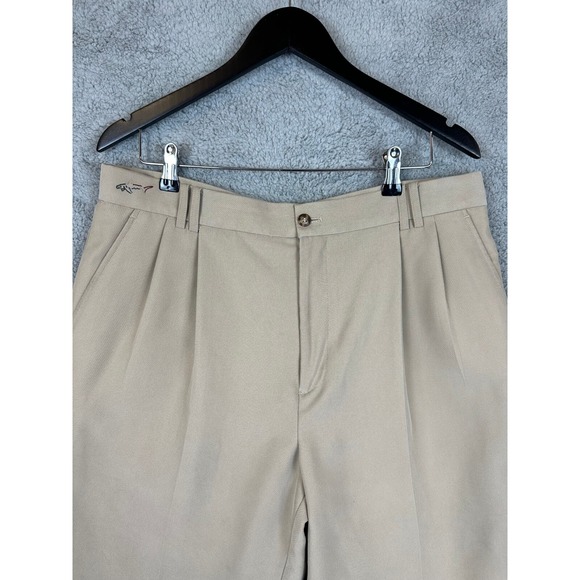 Greg Norman Collection Other - Greg Norman Pants Mens Size 36x32 Beige Golf Chino Performance %100 Polyester